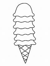 Ice Cream Coloring Stack Awesome Pages Kids Cone Coloringsky Color Choose Board sketch template