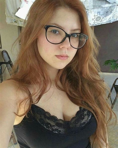 Sexy Glasses Beautiful Redhead Stunning Redhead