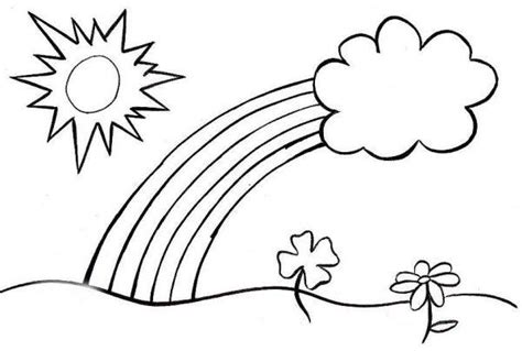 spring rainbow coloring pages spring coloring pages coloring