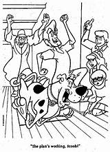 Scooby Doo Coloring Gang Pages Running Popular sketch template