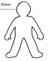 Body Outline Child sketch template