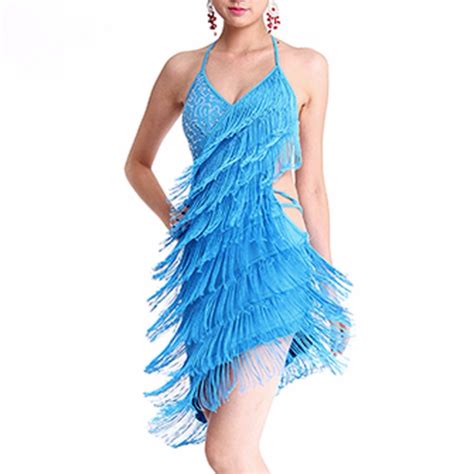 tongyang hot sale dance customdress samba costume for women fringe sexy