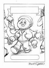 Pail Garbage Kids Sketches Color Brand Series Brent Engstrom sketch template