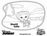 Coloring Callie Sheriff Howdy Kaja Szeryf Kolorowanki Dzieci Hike Mamasmission Callies sketch template