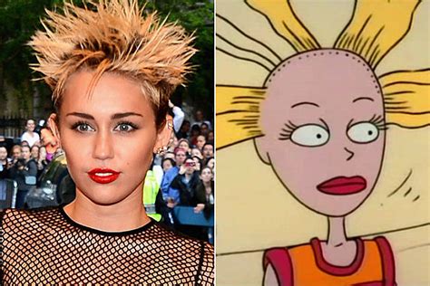 Miley Cyrus Looks Exactly Like Angelica S Doll Cynthia