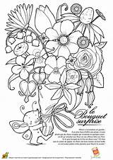 Bouquet Fleure Hugolescargot Coloriages Dans Concernant Fee Années Fées sketch template