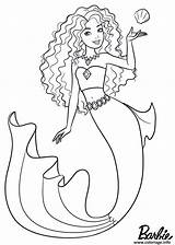 Coloriage Sirene Coquillage sketch template