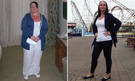 obese mother loses 8 stone after being ordered off a roller coaster