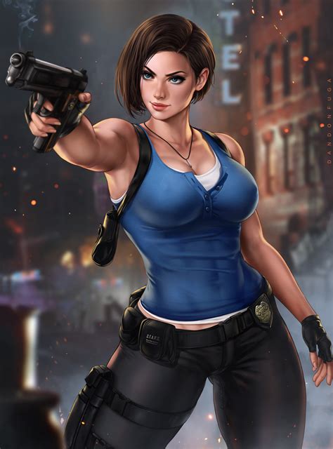 Jill Valentine Re Remake By Dandonfuga On Deviantart En 2020 Artiste