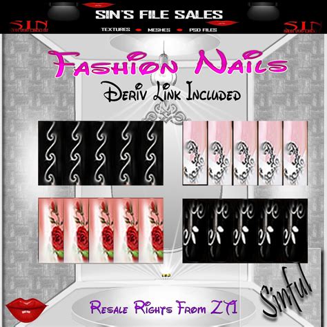 fashion nails imvu shop  file sales