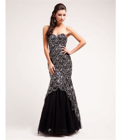 make yourself look stunning in a black prom dresses ohh my my