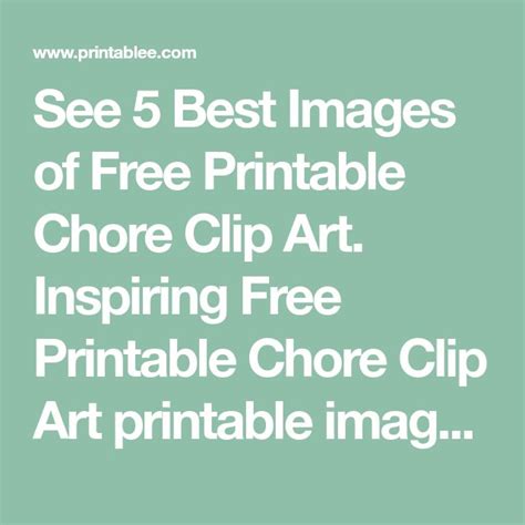 images   printable chore clip art inspiring