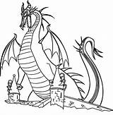 Evil Dragon Coloring Pages Printable Categories sketch template