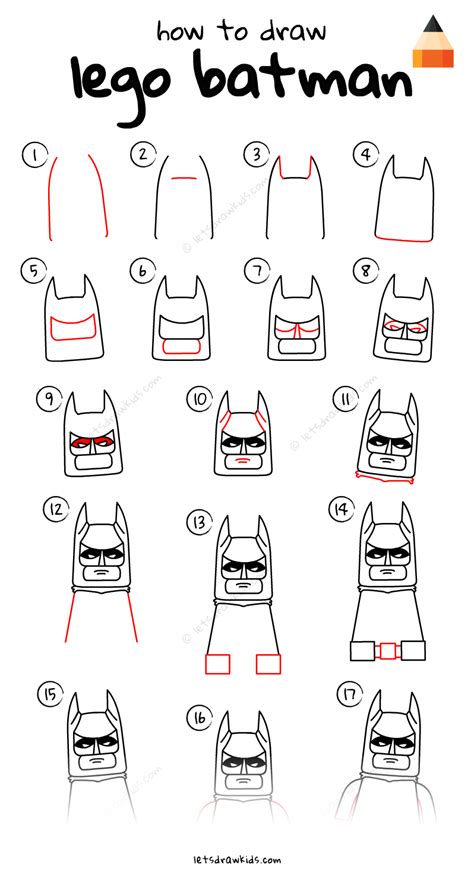 draw lego batman