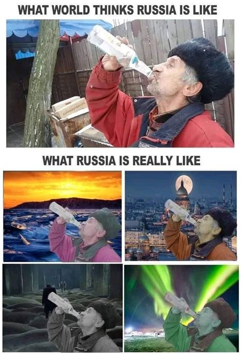 a normal day in russia