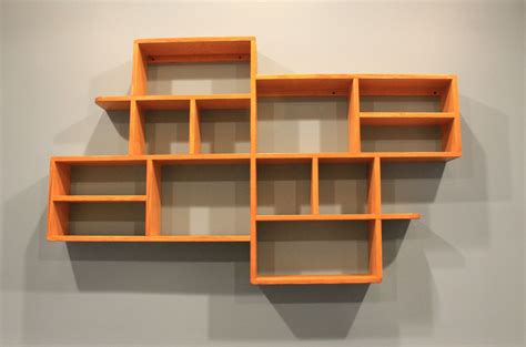 wall display shelf  solid quarter sawn red oak    shelves