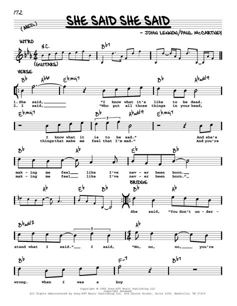 jazz version sheet   beatles real book melody lyrics chords