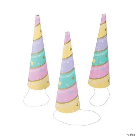 sparkle unicorn horn party hats oriental trading