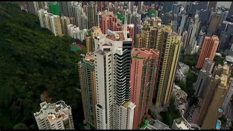 Kuşbakışı Hong Kong Drone Çekimi Drone View Of Hong Kong