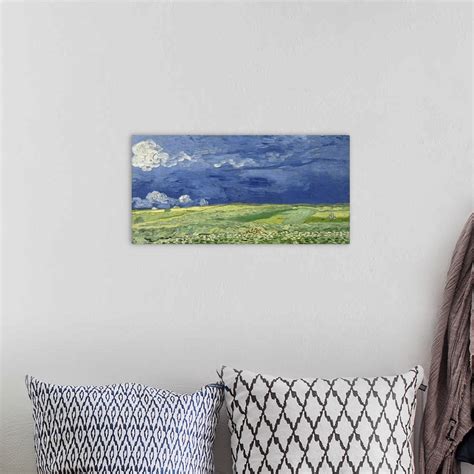 wheatfield  thunderclouds wall art canvas prints framed prints wall peels great big canvas