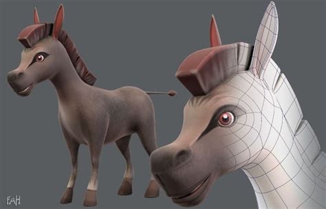 donkey   model  model dprinting design weird creatures