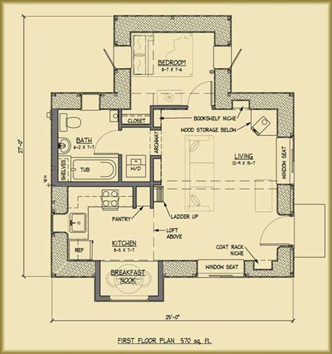 images  small house floor plans  pinterest small homes  bedroom  cottage