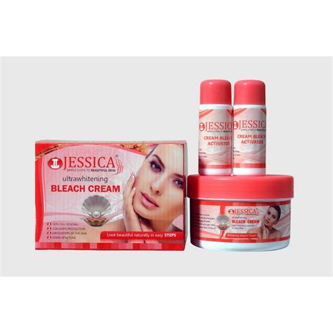 jessica ultra white bleach cream and activator salon pack eshaistic pk