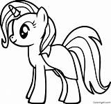 Pony Ponies Coloringall sketch template