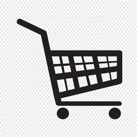 shopping cart icon  vector art  vecteezy