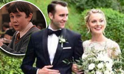 Harry Potter Star Matthew Lewis Posts Wedding Photo With Angela Jones