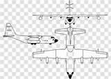 130j Hercules Aircraft Propeller sketch template