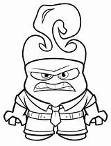 Inside Coloring Pages Anger sketch template