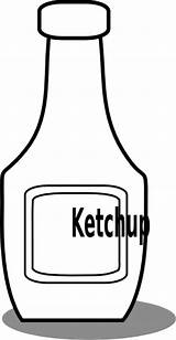 Ketchup Clipart Clip Clker Large Clipartmag sketch template