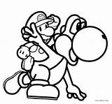 Mario Paper Coloring Pages Super Color Getcolorings sketch template
