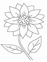 Sunflower Coloring Pages Color Outline Sunflowers Kids Drawing Simple Printable Clip Sheets Print Sheet Clipart Fun Flowers Template Flower Easy sketch template