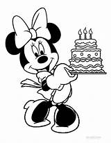 Mouse Coloring Mickey Birthday Happy Pages Minnie Printable Color Getcolorings sketch template