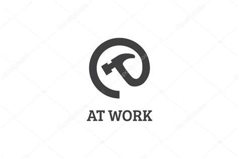 work logo stock vector image  camerenko