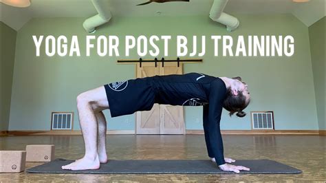 yoga for bjj post jiu jitsu training flow youtube