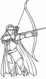 Legolas Hobbit Thranduil Superhero Enchanted sketch template