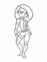 Kim Possible Coloring Pages Print sketch template