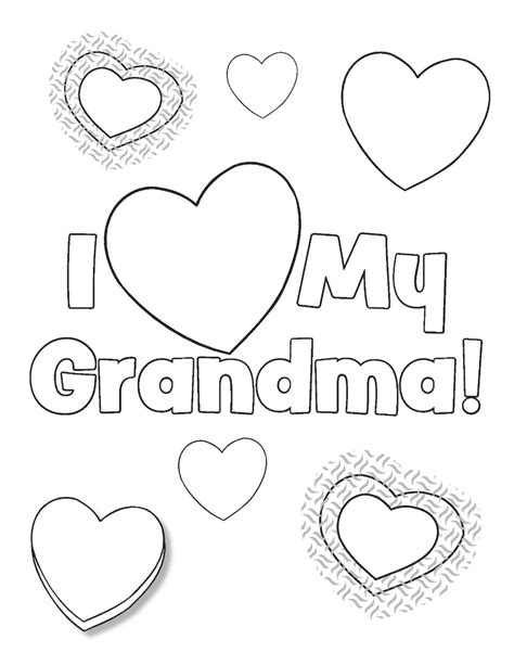 happy birthday grandma coloring pages  kids happy birthday