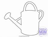 Watering Pail Creation sketch template