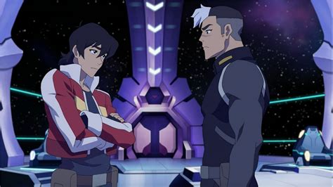 keith and shiro s moment from voltron legendary defender voltron
