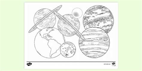planets colouring page parents colouring  drawing