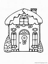 Gingerbread Lebkuchen Ausmalbilder Coloring4free Coloringhome sketch template