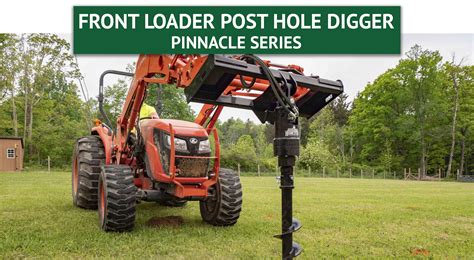 post hole diggers benefits   point pto  front  hydraulic