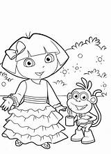 Dora Aventureira Exploradora Desenhos Atividades Infantil Imprima Pinte Animados Desenhar sketch template