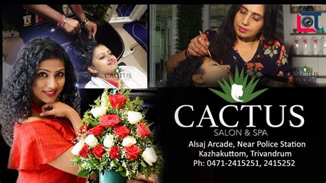 cactus salon  spa kazhakuttom trivandrum youtube