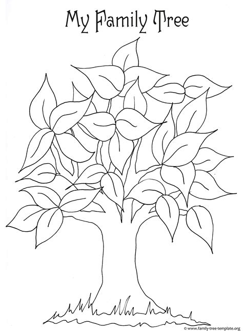 printable tree template   printable tree template png