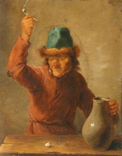 boor holding  jug  brandishing  pipe art uk